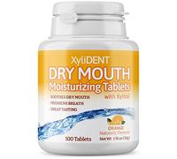 Dry Mouth Moisturizing Tablets with Xylitol, Orange, 100 Tablets, XyliDENT