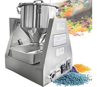 Dry Powder Mixer, Electric 304 Stainless Steel Blender for Laboratory, 10L Capacity, Ideal for Mixing Dry Grain, Chemical and Food Materials