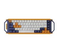 DRY STUDIO Mecha 65 Wireless Custom Mechanical Gaming Keyboard, 68-Key Low Latency Esports Tri-Mode 2.4G Bluetooth Wired, Hot-Swap Switch, High-End RGB Gaming Accessories for PC & Mac, Strike Yellow