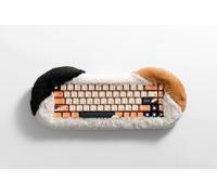 DRY STUDIO PETBRICK 65 2.4G Wireless Gaming Keyboard 65%, World's First Fluffy, Pettable Custom Mechanical Leaf Spring Keyboard, Switch Between Two Styles Any Time, Calico