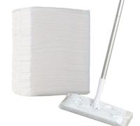 Dry Sweeping Cloths Refills, 100Pcs DisposableDuster Mop Refills Dry Duster Cloths Mop Pads, Soft Pad Replacement For Bathroom, Kitchen, Entrance, School, Gym
