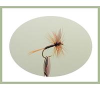 Dry Trout Flies, 12 Pack Ginger Quills, Mixed Size 12/14/16, For fly Fishing