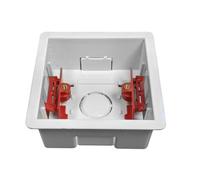 Dry Wall Back Box 1 Gang 47mm Plastic Single Dry Lining Plasterboard Wall Back Box 47mm Electrical Socket Switch Recessed Wall Pattress 47mm - 1 Back box Pattress