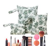 Dry Wet Bag - Diaper Organizer Component, 3 Quantity Pack & Various Design Triple Size Construction, Travel Gear Accessory | Case for Dirty Yoga Clothes &