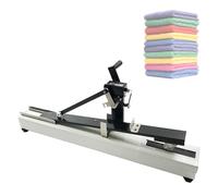 Dry Wet Rubbing Fastness Tester, Manual Color Crockmeter with Counting Indicator, Hand Cranked Rub Color Transfer Testing Tool, Friction Head Diameter 16mm, for Detecting Textiles(White)