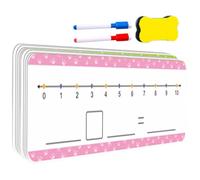 Dry Wipe Number Cards, Erasable Number Board, Double Sided Dry Erase Board 0-10 -e Side 0-20 Other Side, Home Teacher Classroom Must Haves Math White Board