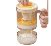 Dry Yogurt - 11x11x18cm, Yogurt Strainer, Solid-Liquid | Multi-Functional Cheese, Juice, Nut Milk and Soy Filter Reusable Kitchen Gadgets Container for Homemade Making and Daily Food Preparation Use