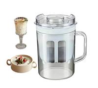 Dry Yogurt Strainer - Reusable Dishwasher Safe Filter, Fine Mesh Whey Separator, Fermentation Tool with Lid | High Density Drainage, Kitchen Food Prep Accessory for Cheese Berry Soup Juice