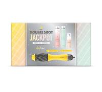Drybar Double Shot Jackpot Styling Set | Exclusive & Gift-Ready | Smooth, Voluminous Blow-dries with Shine & Flexible Hold | Includes Double Shot, Heat Protectant, Dry Shampoo, Hairspray & Hair Clips