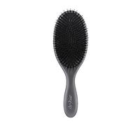 Drybar Flat Mate Boar Bristle Brush - Handcrafted, Premium Boar & Nylon Bristles, Lightweight Beechwood, Adds Shine & Conditions, All Hair Types, Grey, Women's Adult Hair Brush