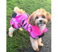 DRYBONES Waterproof Dog Coat - Pink Fizz - Small
