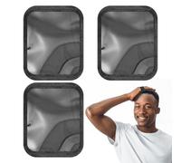 Drydiet 3 Pcs Lay Down Pads for Waves 360 Waves Training Pad Black Laydown Pad with Elastic Band Helps Train Your Hair to Laydown and Achieve Your Desired Wave Pattern for Men Hair Styling and Care