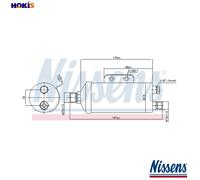 NISSENS 95354 Dryer, air conditioning