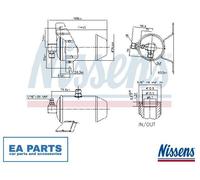Dryer, air conditioning for CITROËN XSARA NISSENS 95104
