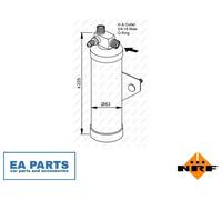 Dryer, air conditioning for LAND ROVER RANGE ROVER NRF 33161 NEW