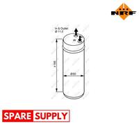 DRYER, AIR CONDITIONING FOR RENAULT CLIO SCÉNIC NRF 33120