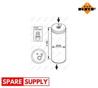 DRYER, AIR CONDITIONING FOR VW BORA GOLF NRF 33296