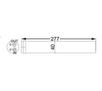Dryer, air conditioning MAHLE AD 62 000S for NISSAN NOTE VAN (E11) 1.5 2011-2012
