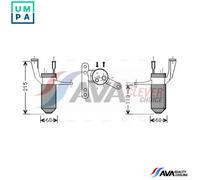 DRYER AIR CONDITIONING RTD428 FOR RENAULT CLIO/SYMBOL/MIO/II/Mk/Hatchback/Van