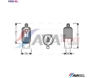 DRYER AIR CONDITIONING VND292 FOR VW CARAVELLE/IV/Bus/TRANSPORTER/Mk/EUROVAN