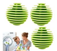 Dryer Balls - Laundry Balls | Clothes Remover for Clothes | 3pcs Vane Spherical Lint Catche | Reusable Eco Laundry Wash Ball | Laundry for Sun Washing Machine