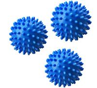Dryer Balls Tumble Dryer Balls 3 Pc Blue Laundry Balls for Tumble Dryer Reusable Laundry Balls Tumble Dryer Ball - Clothes Will Come Out Soft Fluffy Quick Drying Time, Eco Friendly Softener Balls