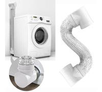 Dryer Connection Kit, Space Saving Dryer Vent, 90 Degree Dryer Vent Elbow, Dryer Vent Connector Kit, Dryer Vent Duct