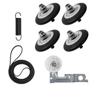 Dryer Drum Roller Kit 4581EL2002L， Compatible With Kenmore Elite, Premium Roller Set For Smooth Dryer Operation Replacement Parts