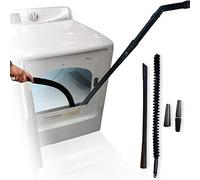 Dryer Duct Cleaning Kit Vacuum Hose Attachment Flexible and 30 inch Flexible Dryer Vent Cleaning Brush and Refrigerator Coil Brush/Radiator Brush. Fits Vacuum Hoses 1 1/4 inches or Less