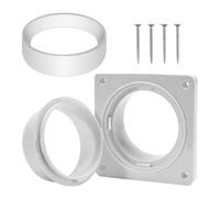 Dryer Duct Connection, Dryer Vent Connection - Dryer Hose Coupling Set - Hose Extension Connector, Vent Adapter, Quick Connection and Disconnect for Wall Exhaust Air, Reduzi
