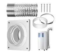 Dryer Exhaust Hose, Exhaust Hose Coupling for Air Conditioners, Air Conditioning Exhaust Parts Replacement Wall-Mounted Connection for Home Ventilation Fans Room Circulation