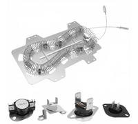 Dryer Heating Element for DV Complete Dryers Heating Element Parts with Thermal Fuse Thermostat Compatible with DVE