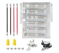 Dryer Heating Element Kit, Electric Dryer Repair Set with Thermal Fuse Thermostat for SPEED QUEEN for Amana 503978 Models