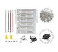 Dryer Heating Element Replacement Kit, 95% Nickel-Chromium Alloy for Durability, Compatible with for Amana for Speed Queen Models 503978 61927