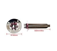 Dryer Hopper Machine Dry Burning Electric Heating Element Tube Injection Machine Stainless Steel Heating Pipe (Color : 100KG (500mm) 6000W, Size : 220V)