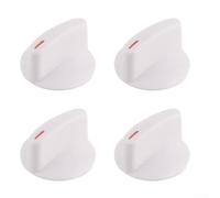 Dryer Knob Replacement Part Compatible with IDV65UK IDC85 IDC8T3 - Reinforced Timer Control Knob Rotary Button White 4pcs