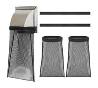 Dryer Lint Catcher Dismountable - Lint Trap Outdoor Ventilation | Washable Reusable Bag Catcher for Basement Outdoor Utility Room Home Yard Laundry Room Garage Backyard Garden