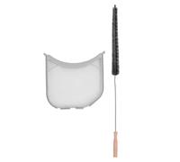 Dryer Lint Filter Replacement for DLE3600V/00 DLEX3360V DLEX3370V DLEX3700W, Stainless Steel Lint Screen Trap with Cleaner Brush, ABS Frame, 11.9 x 10.9 Inch for