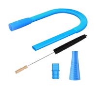 Dryer Lint Vac Attachment, Vacuum Hose Cleaner, Flexible Lint Brush, Stretchable Pipe Design, General Vacuum Adapter, Home Appliance Cleaning Gift, 31.5 Inches Blue 1 Piece