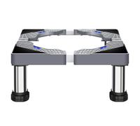 Dryer Machine Base - Strong Metal Riser, Four Leg Lifter Platforms | Reinforced Support Pedestal With Rubber Feet, Wide Load Capacity For Washers, Freezers Garage Storage Appliance Elevation