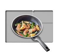 Dryer Mat for Top Of Dryer,with Lint Collector Washer Top Cover - 26x18in Silicone Non-Slip Washing Machine Topper for Kitchen Work Area Counter