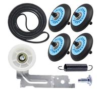 Dryer Repair Kit for Samsung Dryer Includes DC97-16782A Dryer Roller DC93-00634A Idler Pulley 6602-001655 Dryer Belt,
