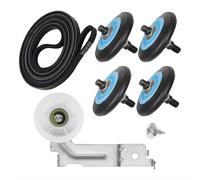 Dryer Repair Kit Include DC97-16782A Dryer Drum Roller & DC93-00634A Dryer Idler Pulley & 6602-001655 Dryer Drum Belt