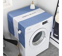 Dryer Top Protector Mat Freezer Mini Fridge Washer and Dryer Dust Rail Handle Covers for The Top Washable light blue 55 X 140 cm