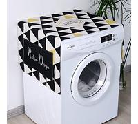 Dryer Top Protector Mat Freezer Mini Fridge Washer and Dryer Dust Rail Handle Covers for The Top Washable Repeat triangle 55 X 140 cm