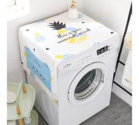 Dryer Top Protector Mat Freezer Mini Fridge Washer and Dryer Dust Rail Handle Covers for The Top Washable Pineapple pie 55 X 140 cm