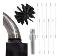 Dryer Vent Cleaner Kit | Portable Lint Cleaning Brush,Dryer Duct Cleaner, Flexible Chimney Cleaning Rods, Bendable Wood Stove Cleaning Kit for Boiler
