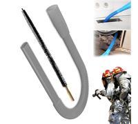 Dryer Vent Cleaner Kit-Vacuum Hose Attachment for Most Vacuum Cleaner,Quickly Lint Remover Cleaning Supplies for Vacuum Cleaner, Washing Machine Cleaning Extension Hose (Gray Hose/Brush 1pc)
