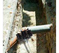 Dryer Vent Cleaning Brush 100mm 150mm Nylon Bristle Head with M8 Thread for Lint Removal in Dryer Ducts and Pipes(10cm)