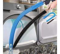 Dryer Vent Cleaning Kit, Dryer Cleaning Hose, Most Vacuum Cleaner and Flexible Dryer Lint Brush, Stretch Universal Connector Lint Remover (2*Set)